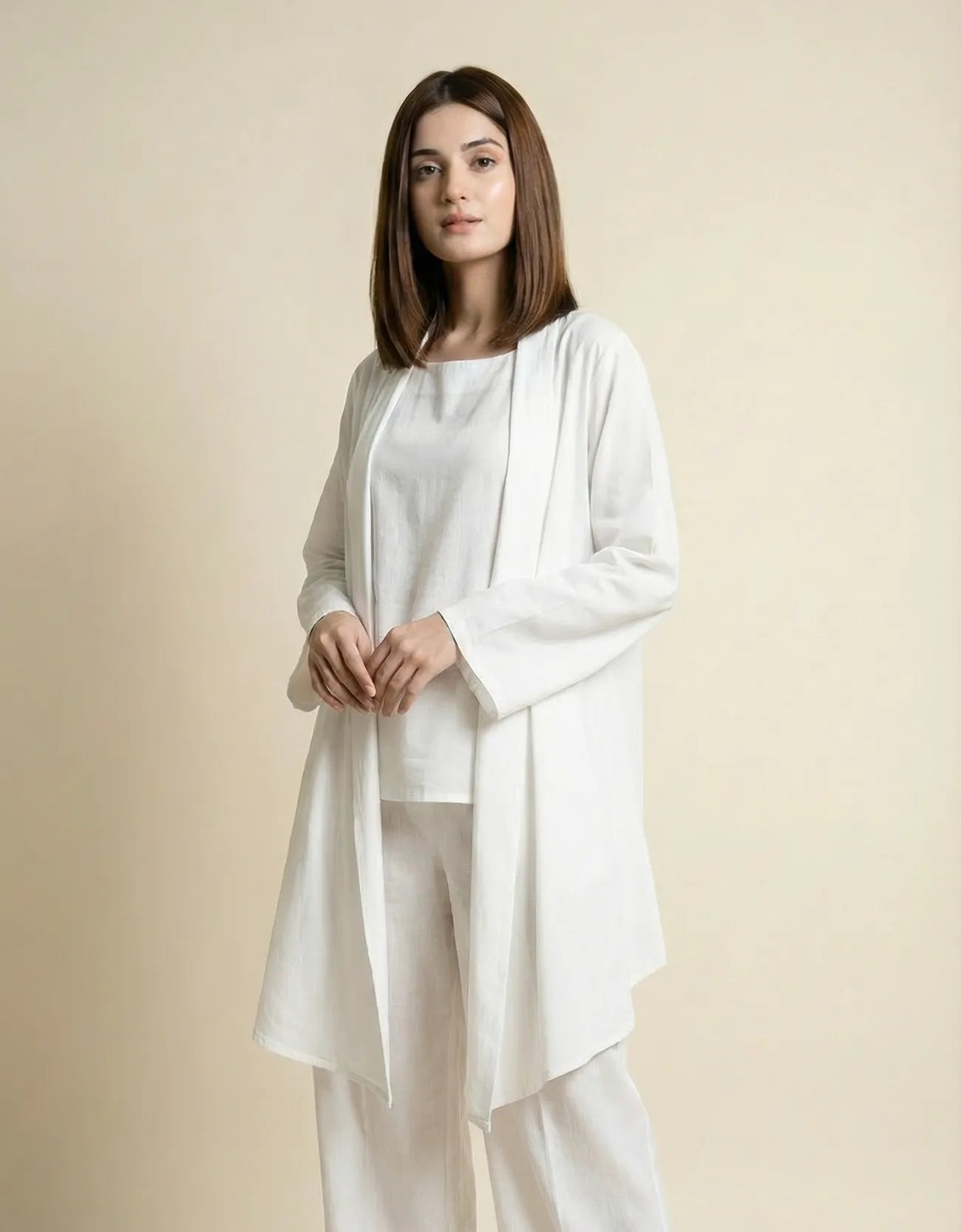 LINEN LOOSE FIT CAPE