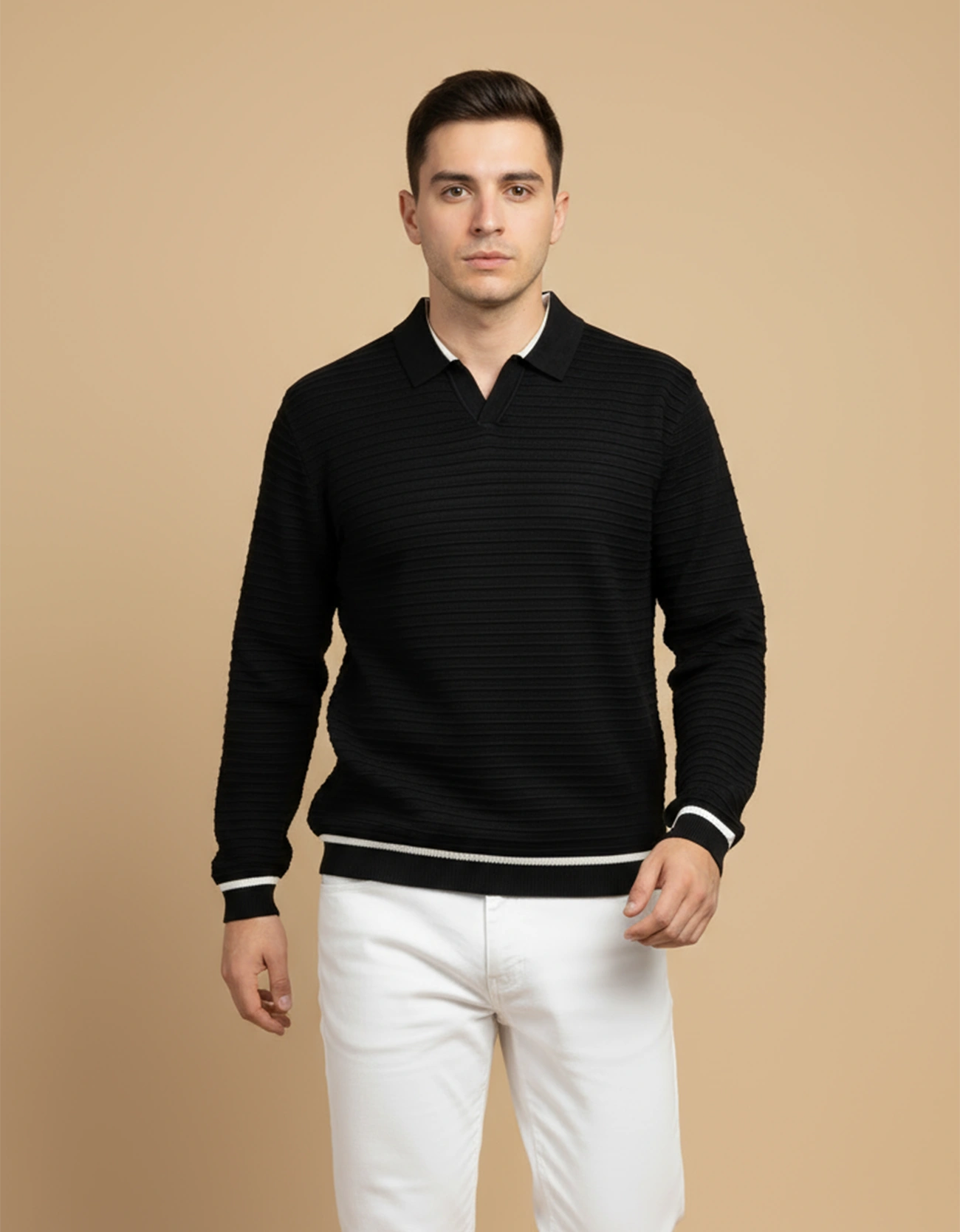 JHONY COLLAR SWEATER POLO