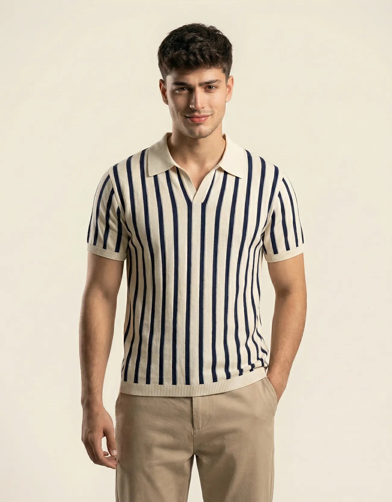 STRIPPER JOHNNY COLLAR POLO