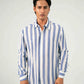 STRIPED COLLARED SHIRT