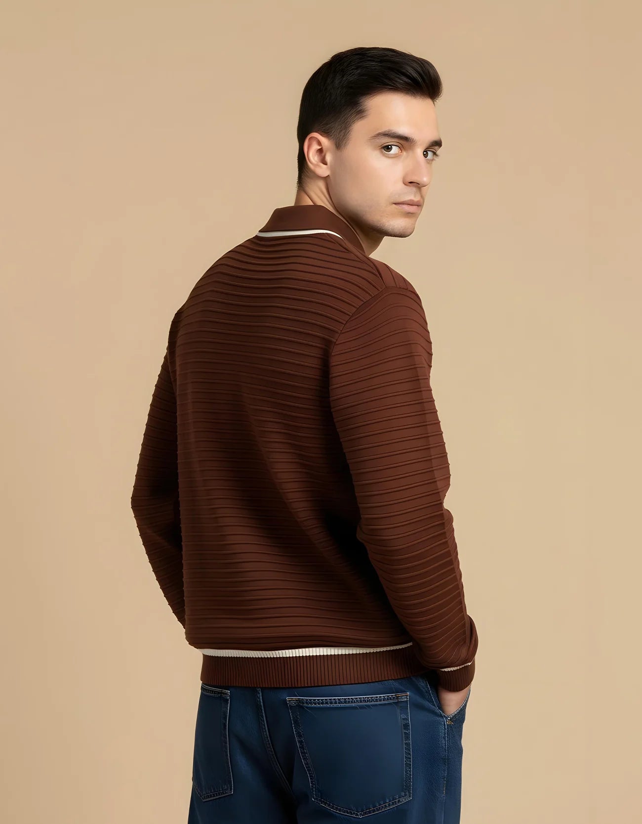 JHONY COLLAR SWEATER POLO