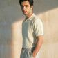 Ribbed Johnny Collar Polo
