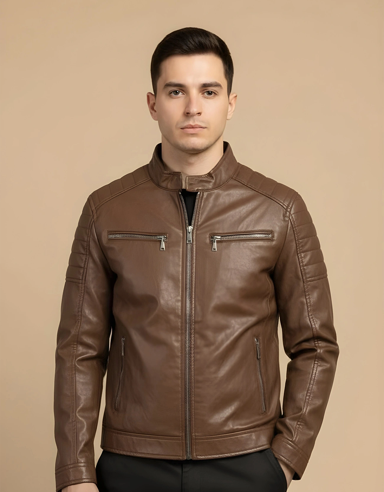 TEXTURED PANEL ZIPPER