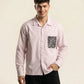 POPLIN PRINTED POCKET SHIRT