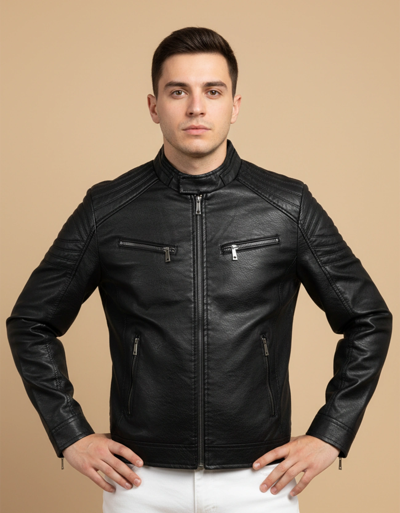 TEXTURED PANEL ZIPPER