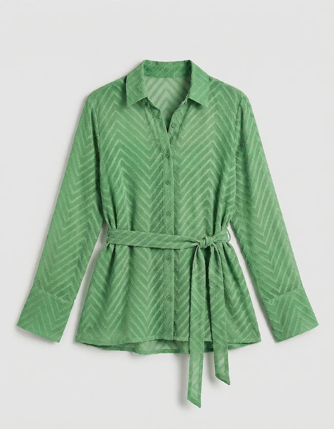 TEXTURED SHEAR SHIRT