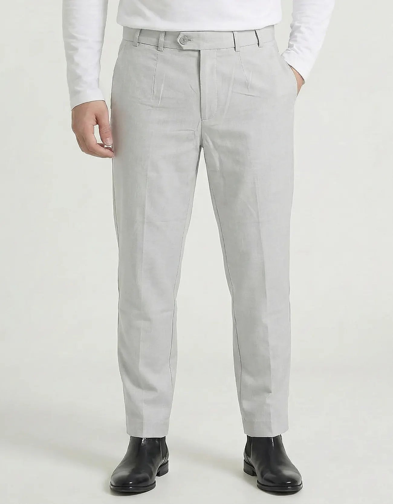 LINEN TAILORED PANTS