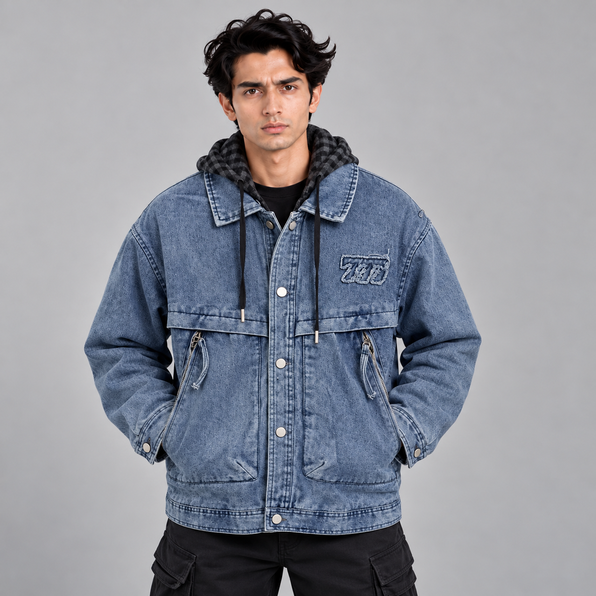 SHERPA UTILITY JACKET - BLUE