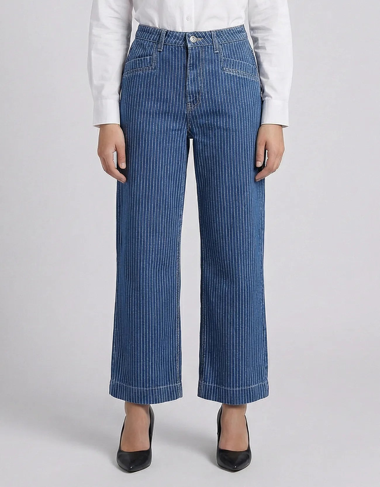 CLASSIC PINSTRIPE DENIM