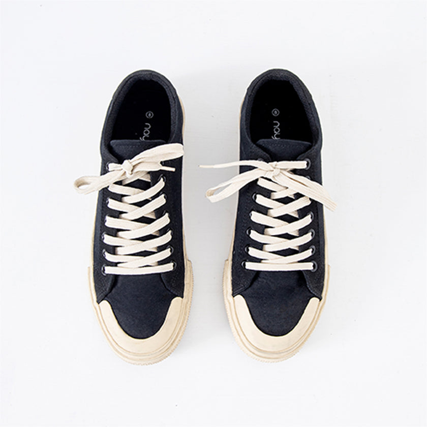 CANVAS SUEDE LACE-UP SNEAKERS