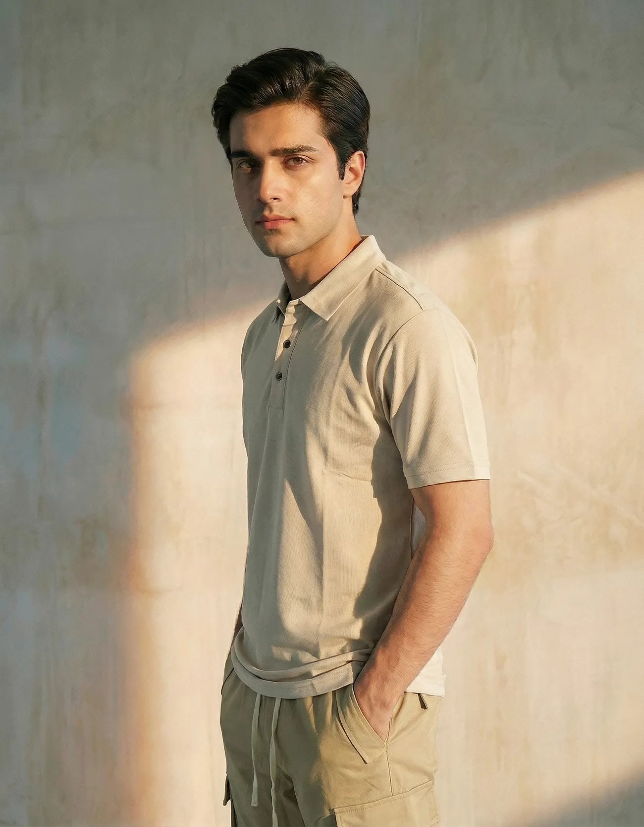 SOLID CASUAL POLO