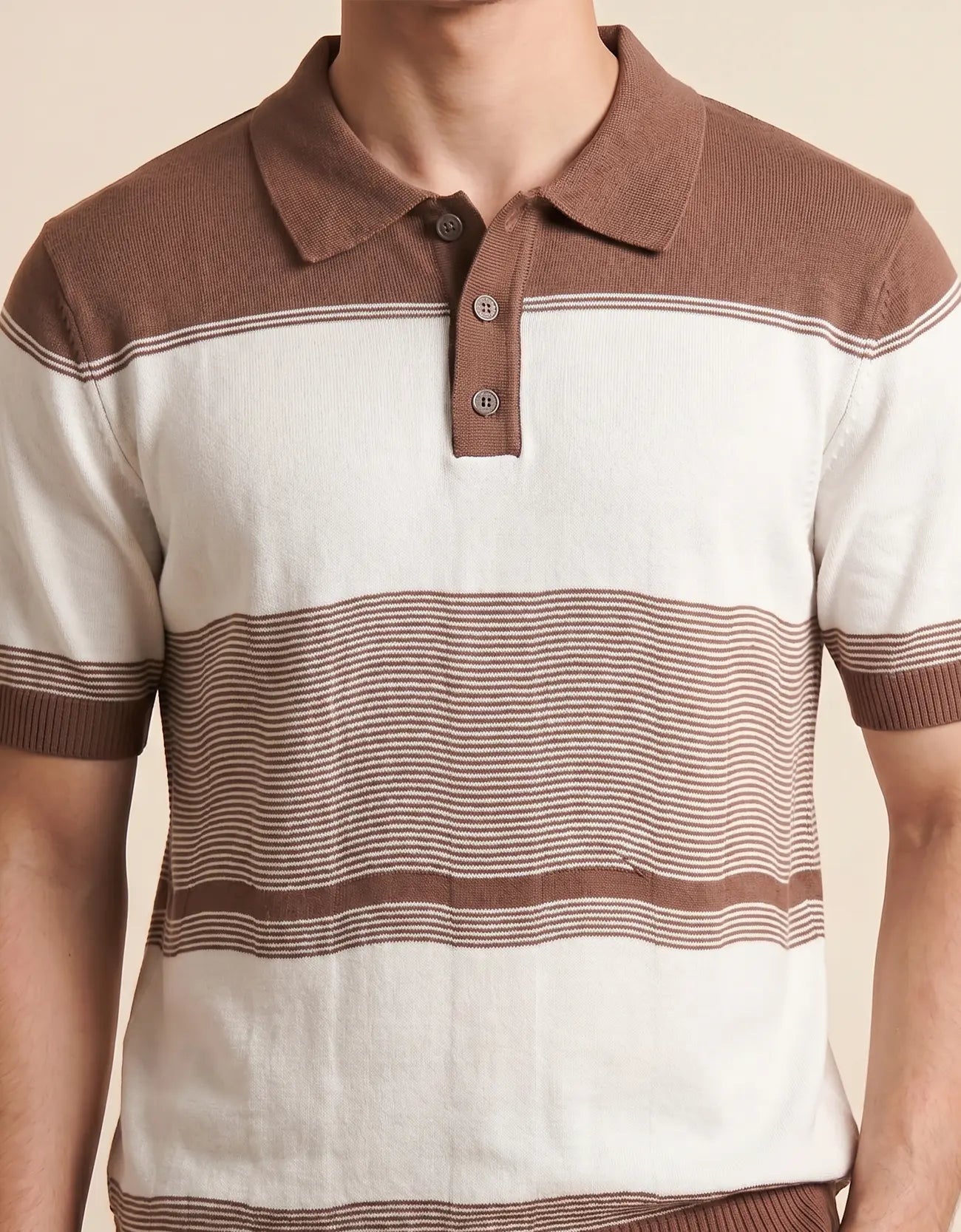 MEN'S COLORBLOCK KNIT POLO