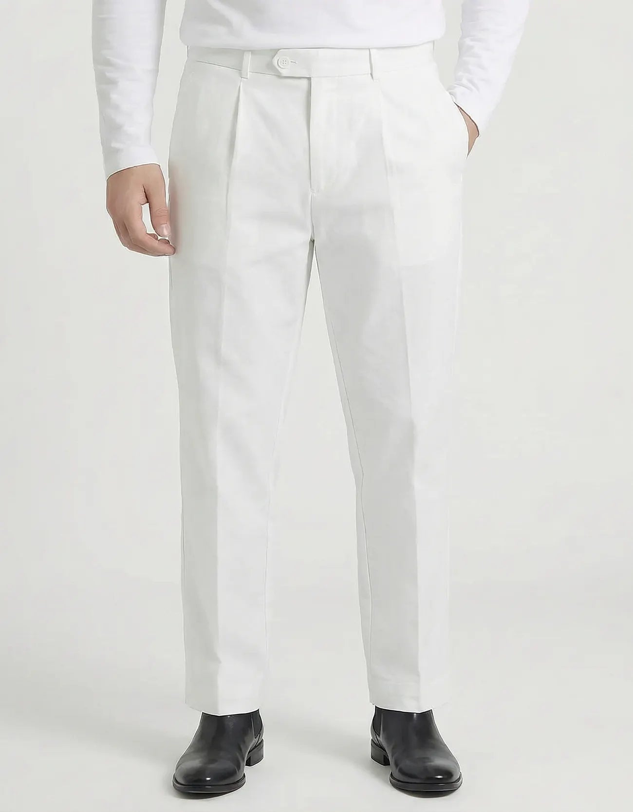 LINEN TAILORED PANTS