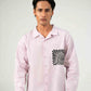 POPLIN PRINTED POCKET SHIRT