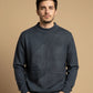 OXFORD TEXTURED SWEATSHIRT