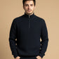 WOLLEN MOCKNECK QUATRE ZIPPER