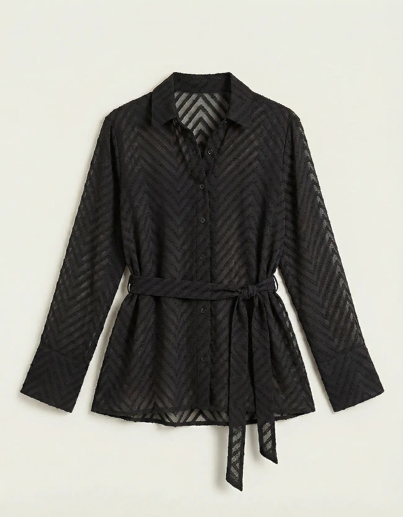 TEXTURED SHEAR SHIRT