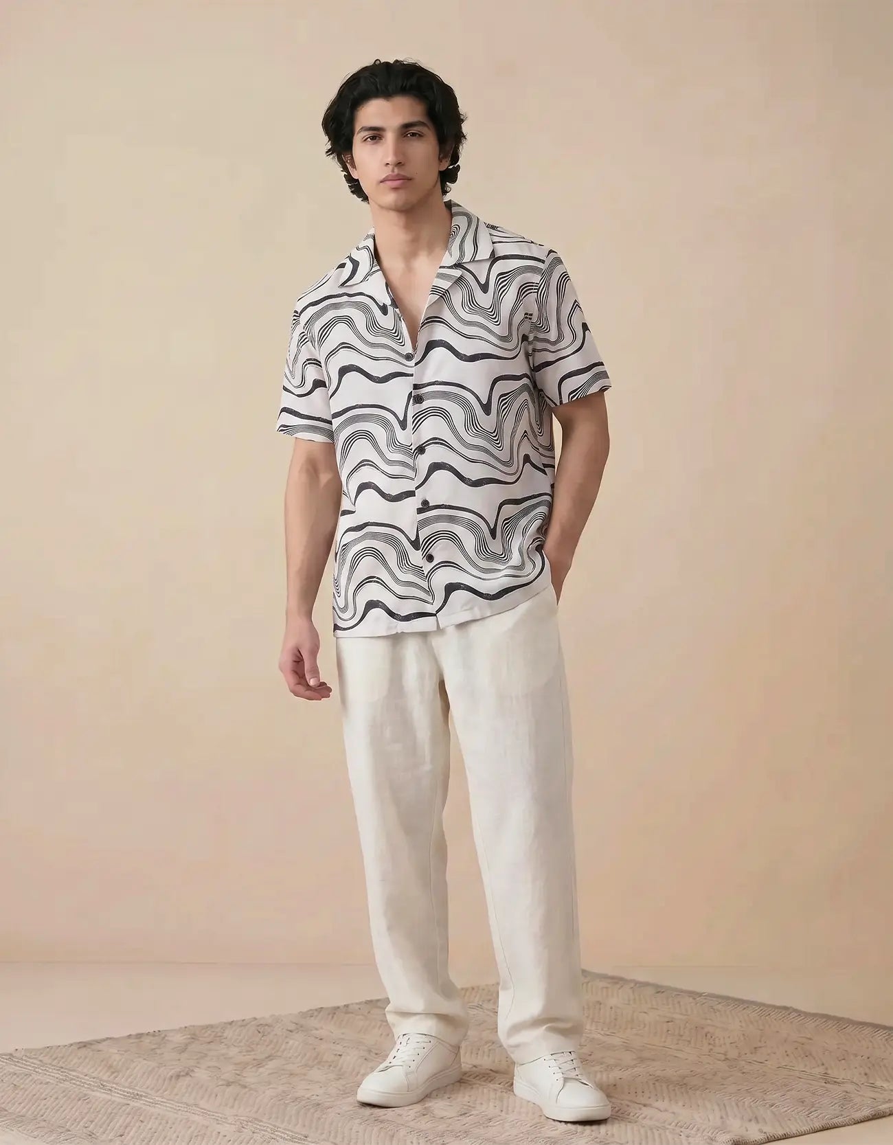 MEN'S PRINTED SHIRT HALF SLEEVES