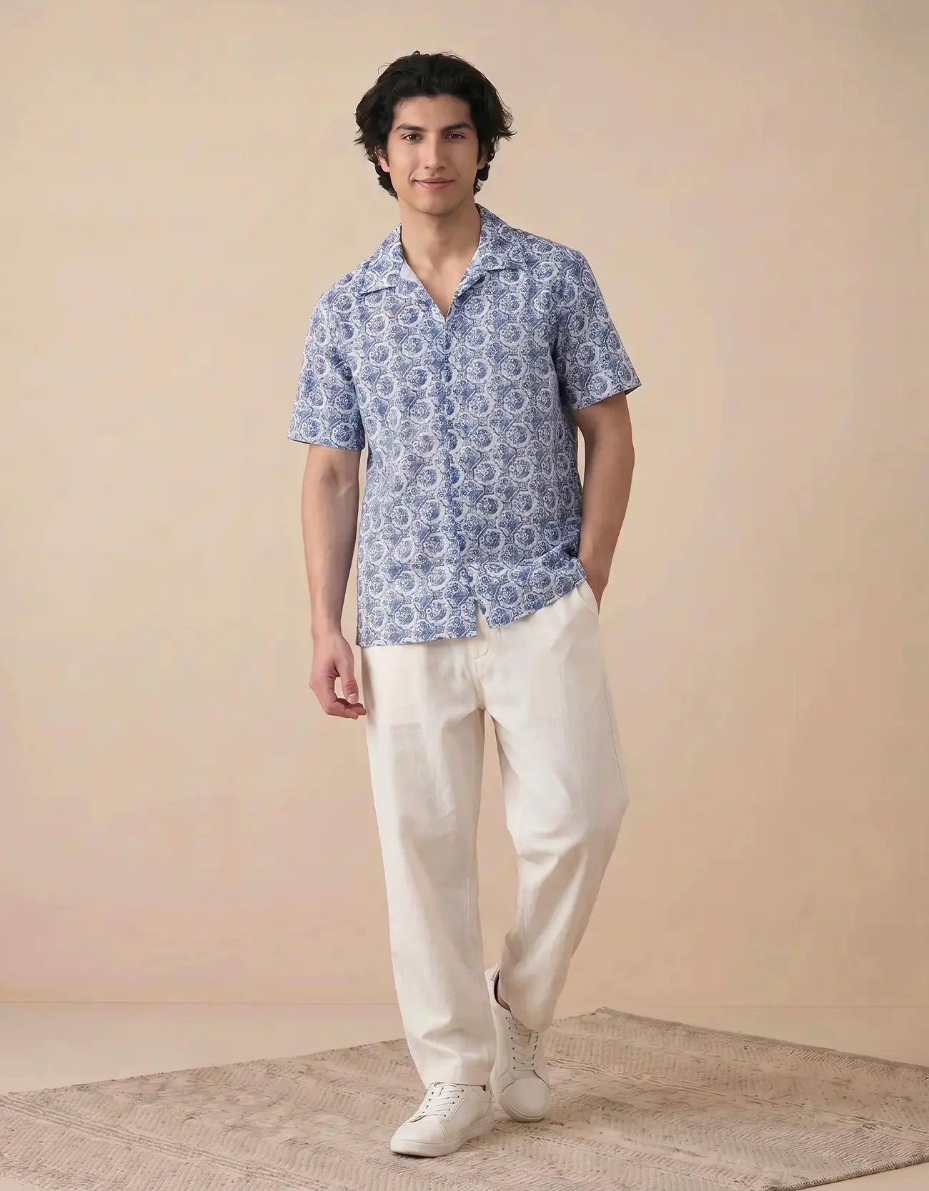 MEN'S PRINTED SHIRT HALF SLEEVES