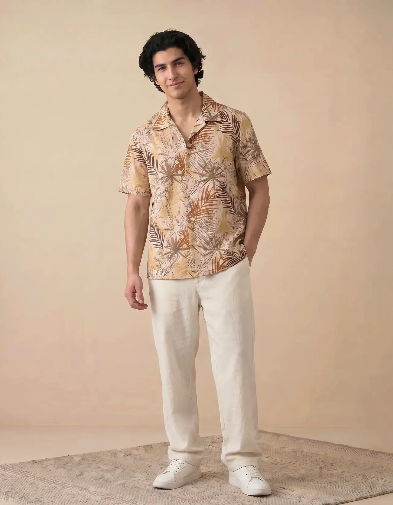 MEN'S PRINTED SHIRT HALF SLEEVES