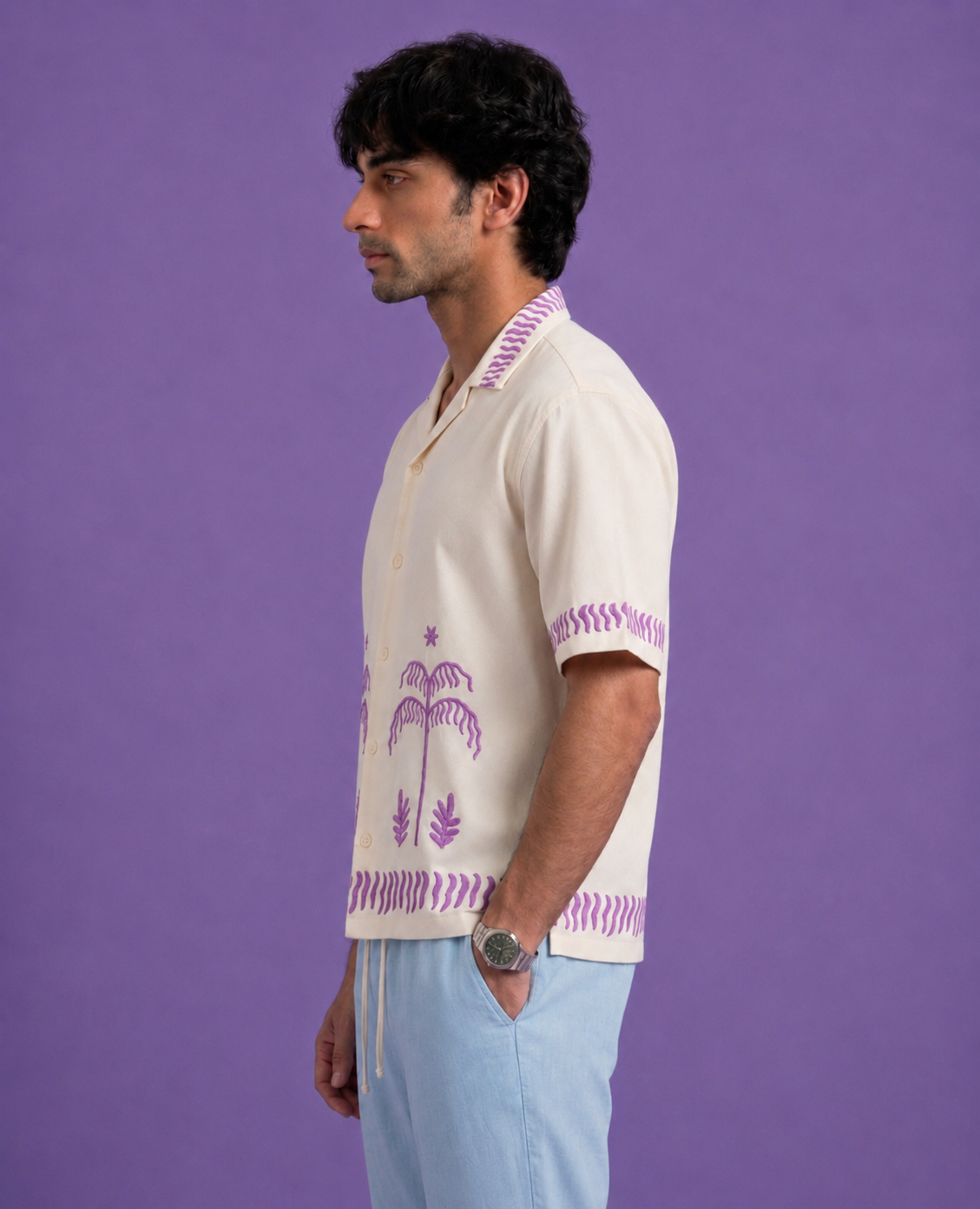 PALM BOXY RESORT SHIRT