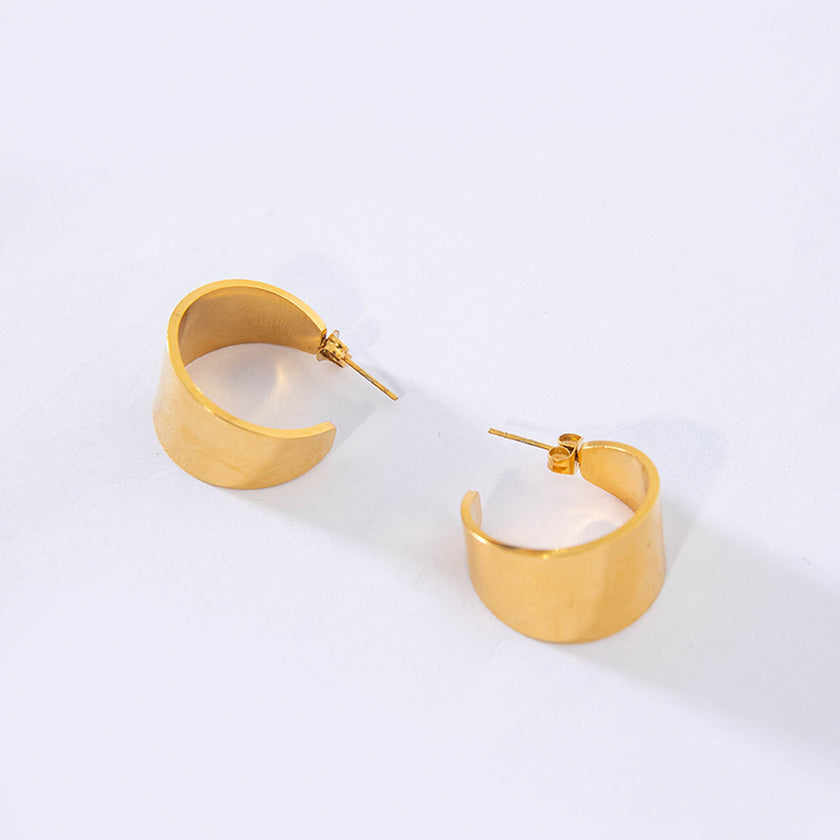 RIBBON FLAT HOOPS