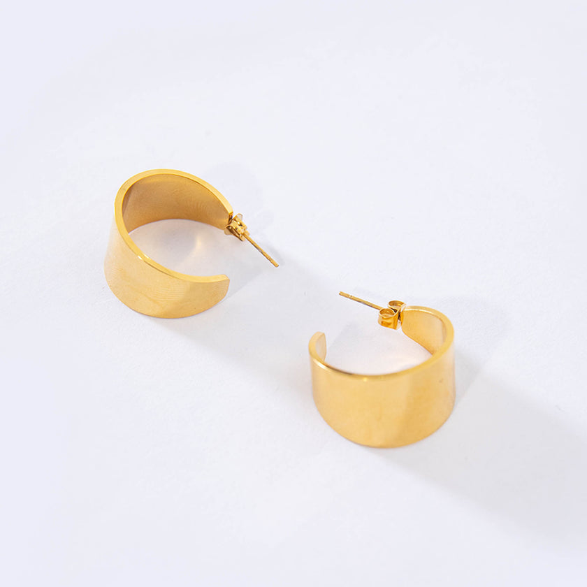 RIBBON FLAT HOOPS