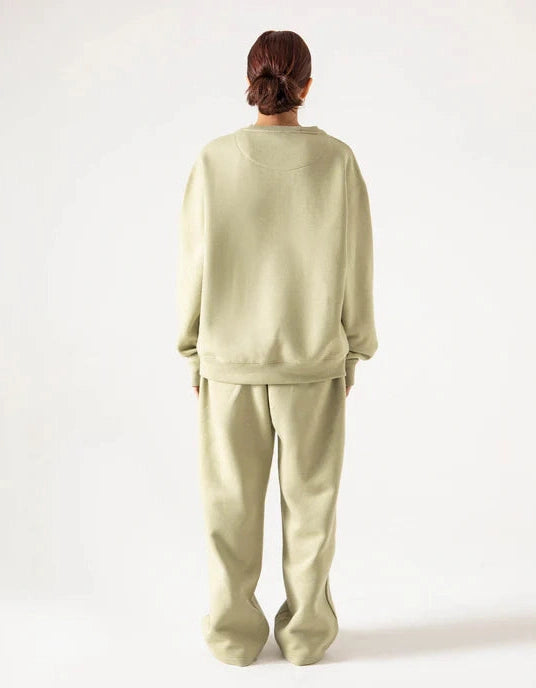 FLEECE WIDELEG TROUSER