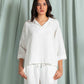 MUSLIN JHONNY COLLAR SHIRT