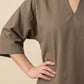 RELAXED V-NECK SHIRT