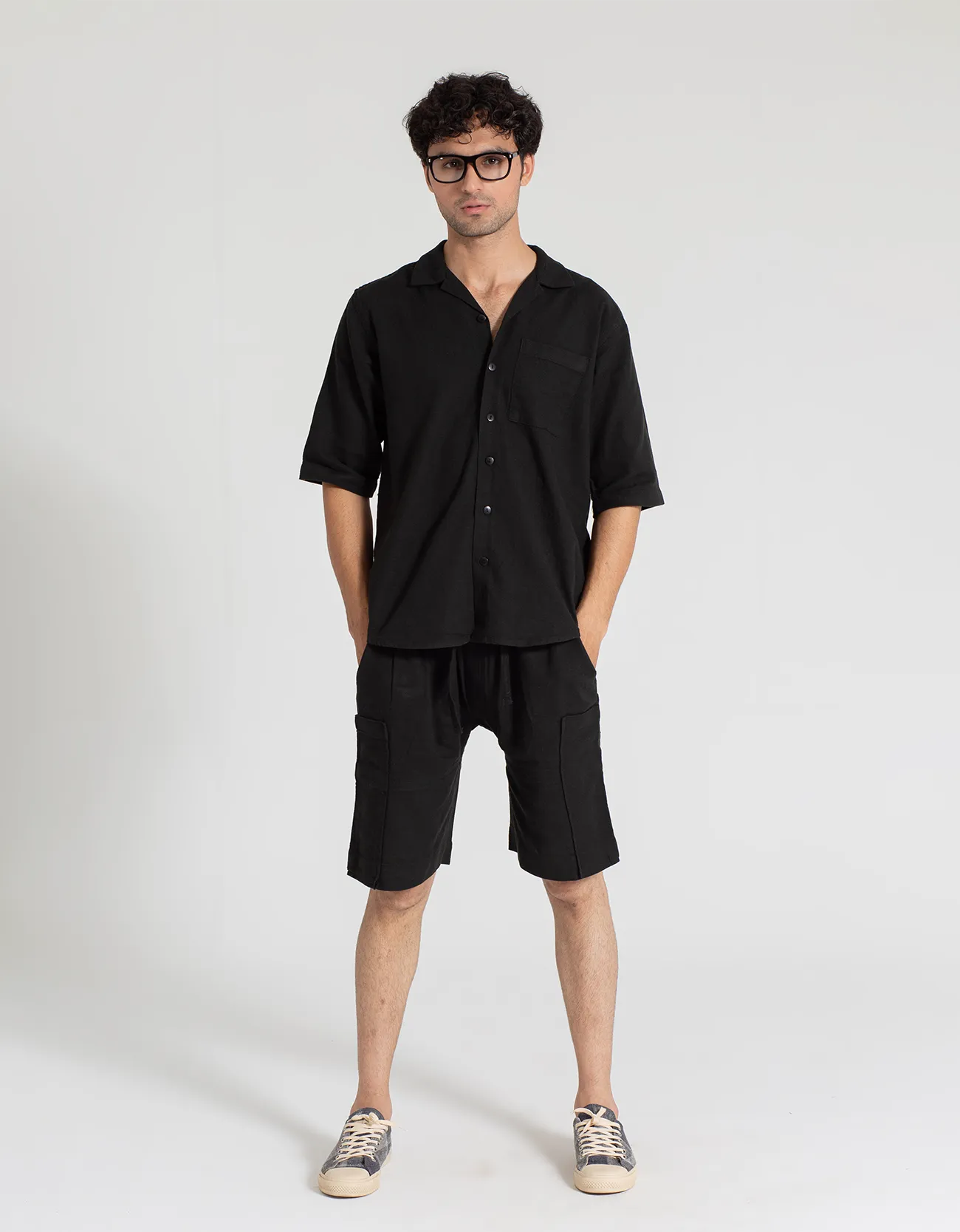 JACQUARD CHEST POCKET SHIRT