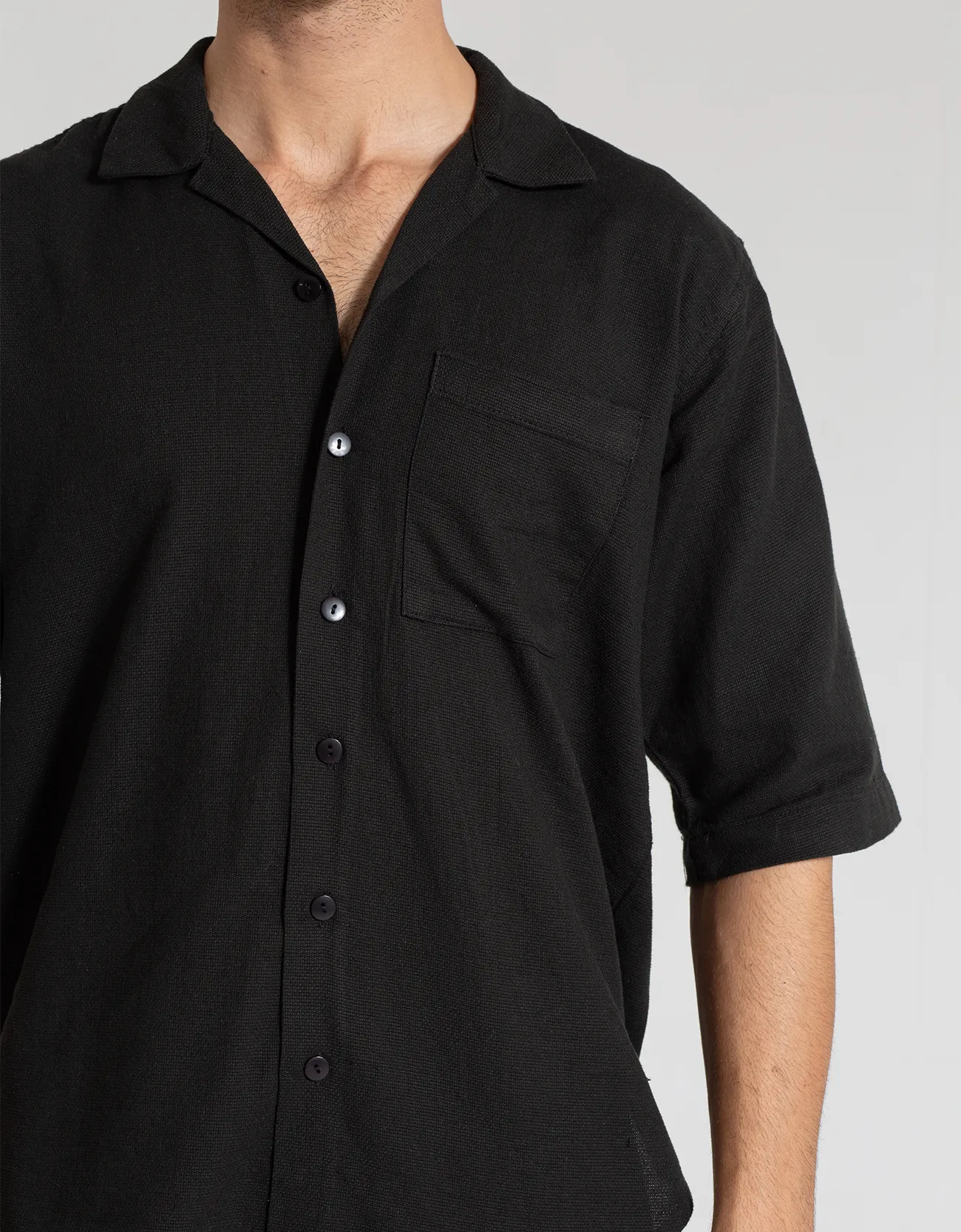 JACQUARD CHEST POCKET SHIRT
