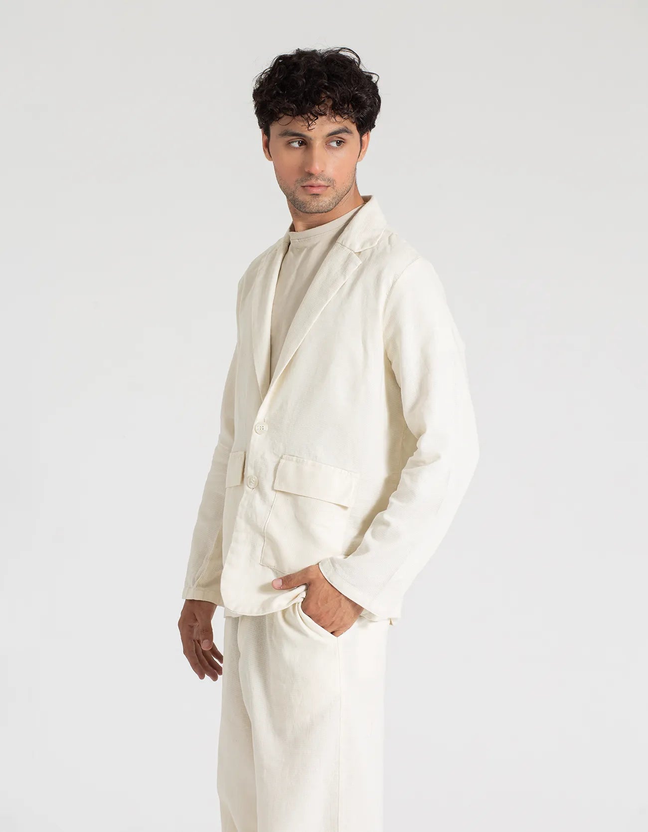 JACQUARD CASUAL BLAZER