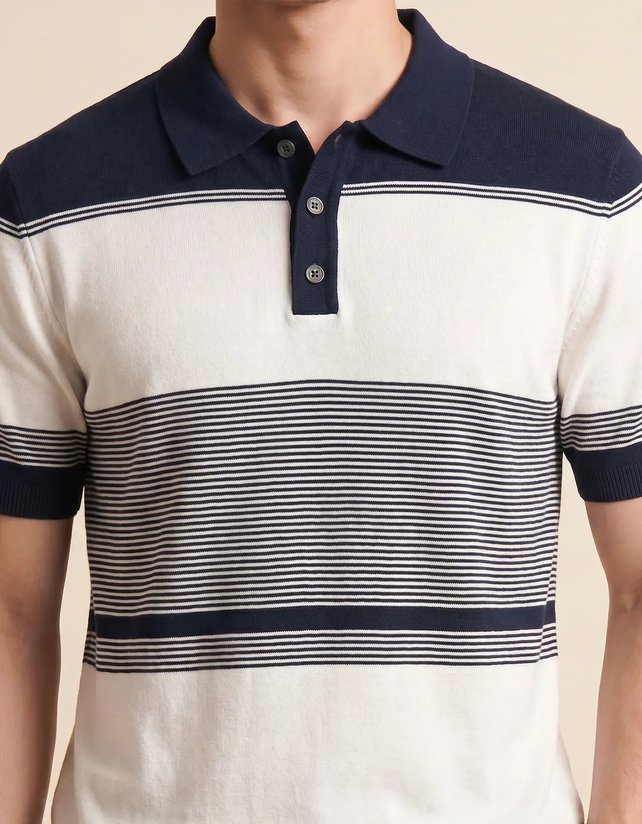 MEN'S COLORBLOCK KNIT POLO