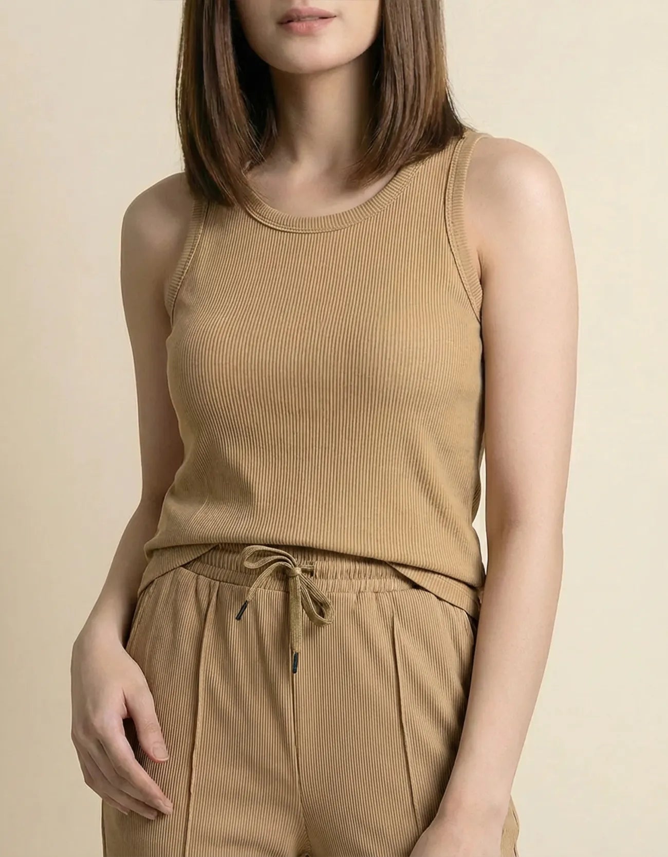 RIBBED TANK TOP
