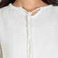 MUSLIN FLARED A-LINE TOP