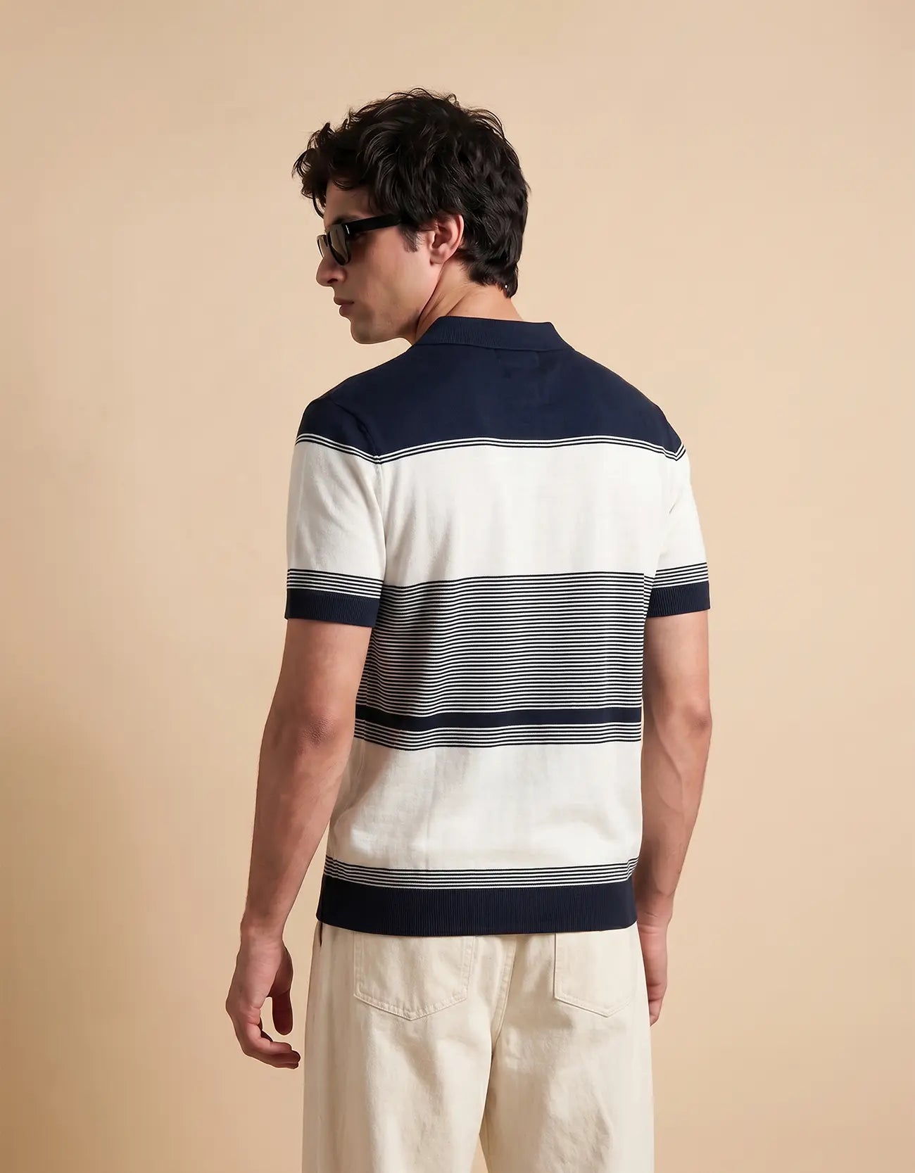 MEN'S COLORBLOCK KNIT POLO