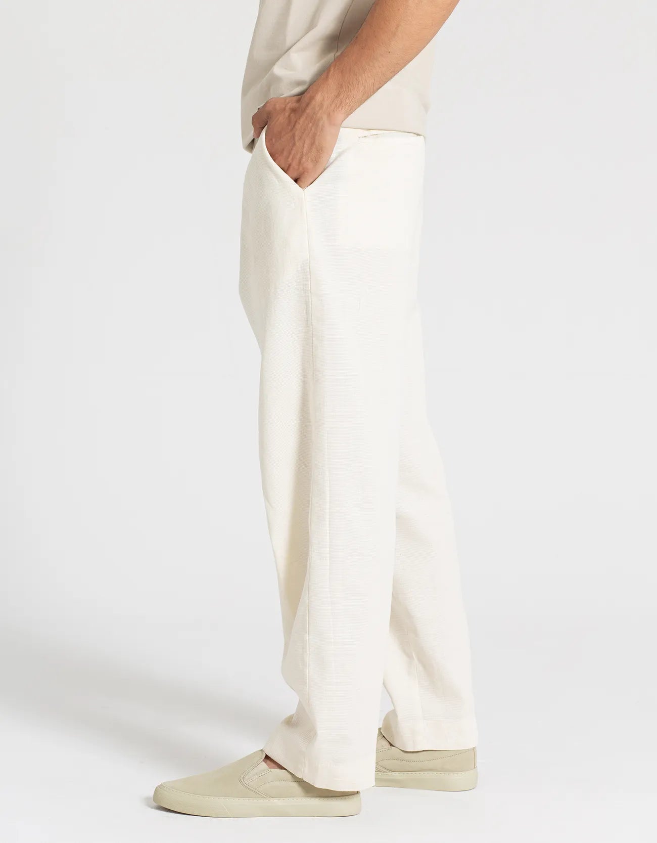 MEN’S JACQUARD TRAILORED PANTS