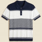 MEN'S COLORBLOCK KNIT POLO