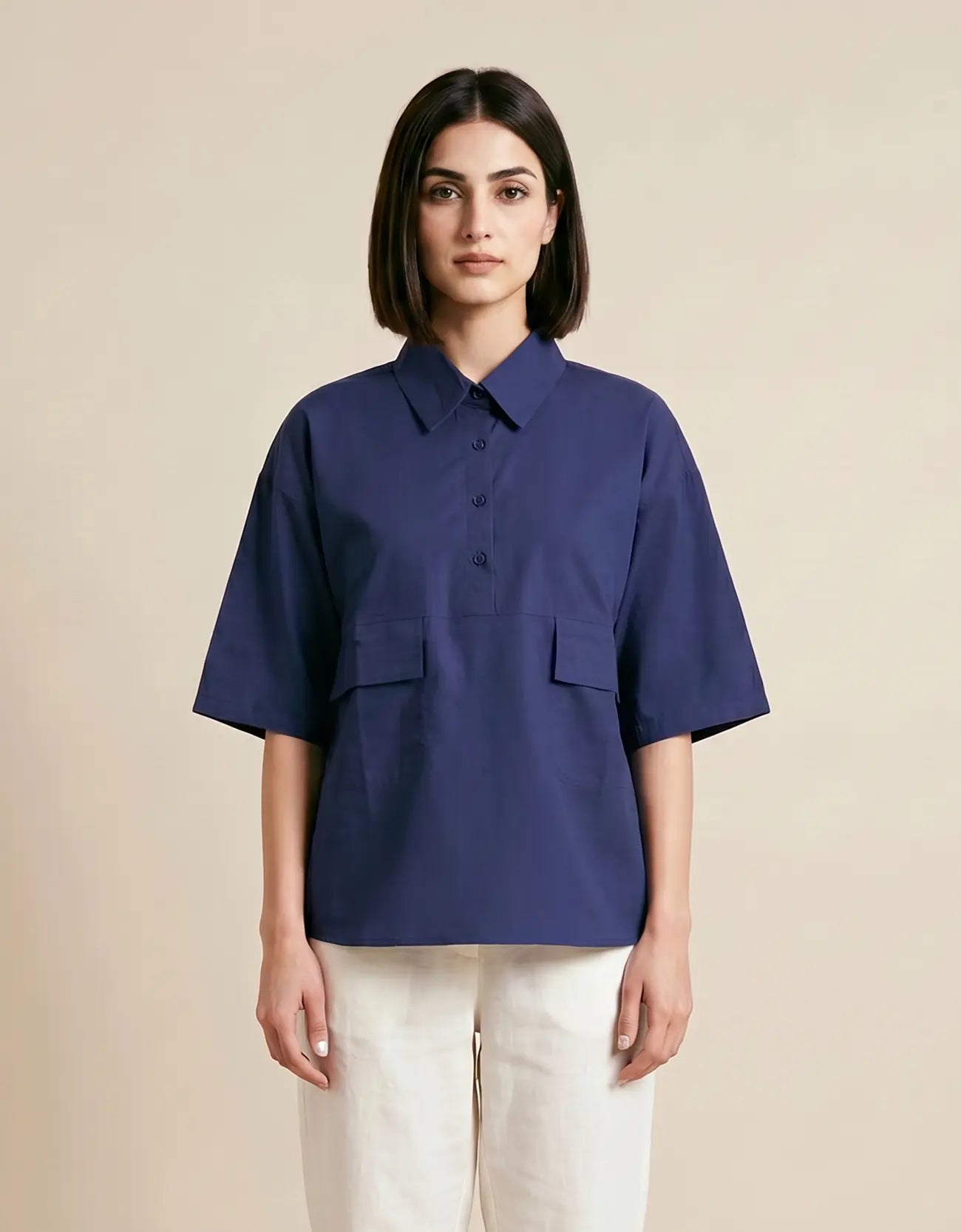 CLASSIC QUARTER PLACKET SHIRT