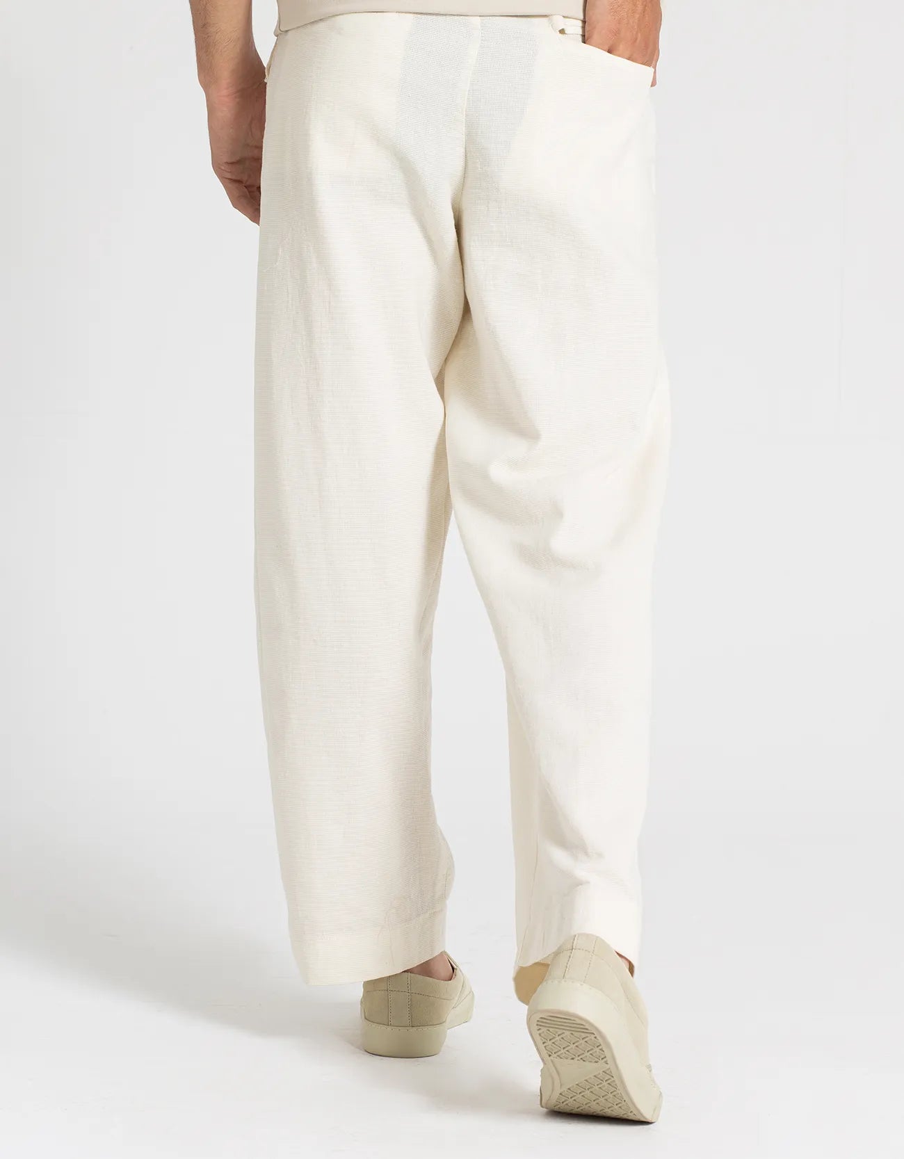 MEN’S JACQUARD TRAILORED PANTS