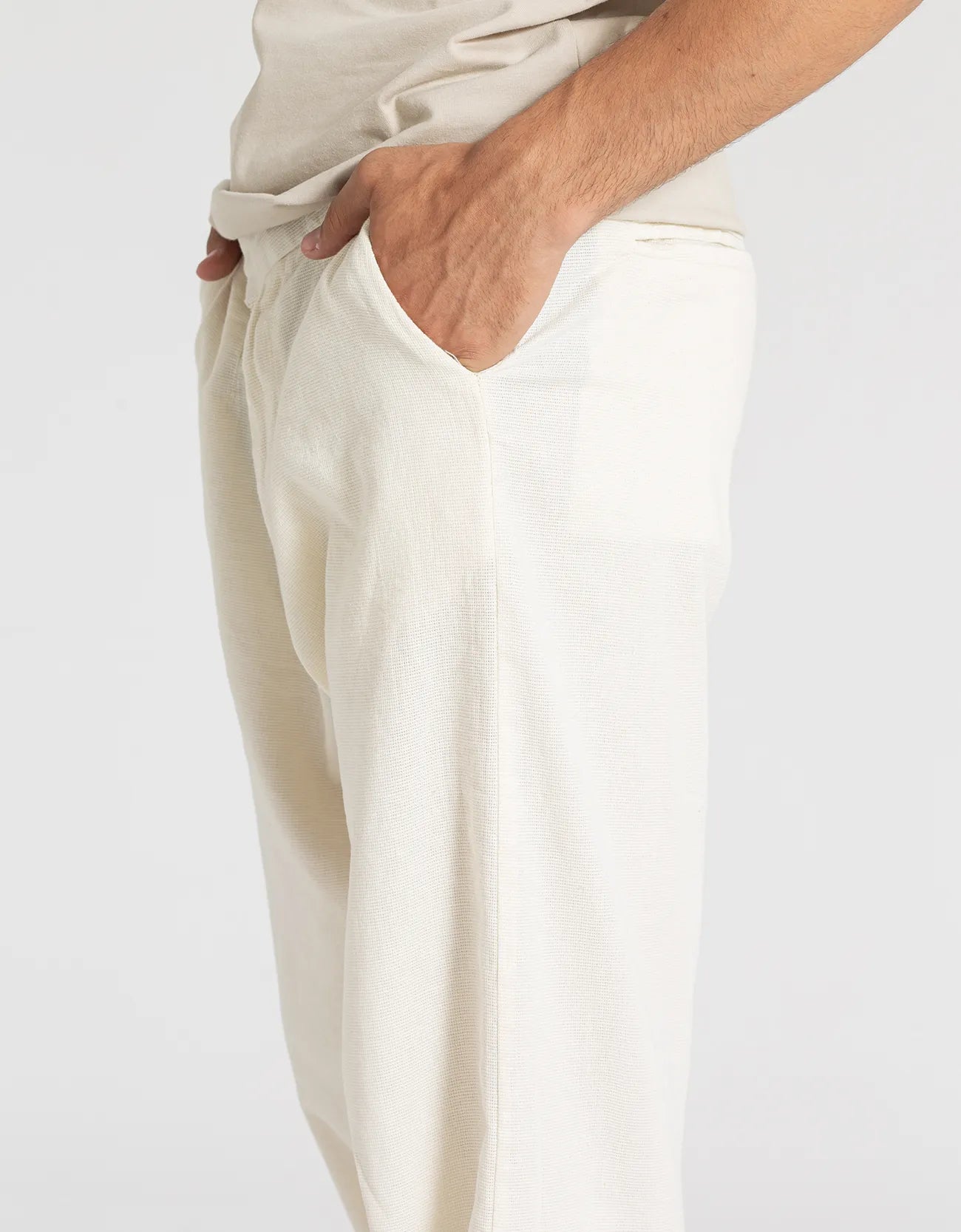 MEN’S JACQUARD TRAILORED PANTS