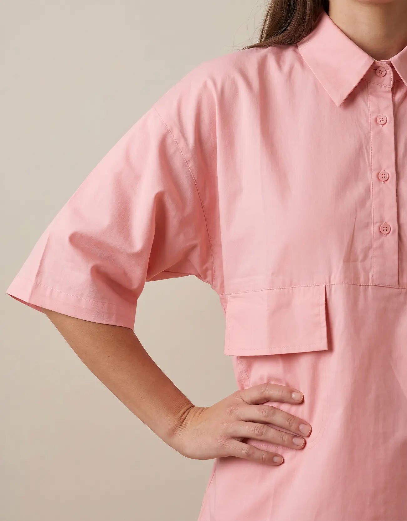 CLASSIC QUARTER PLACKET SHIRT