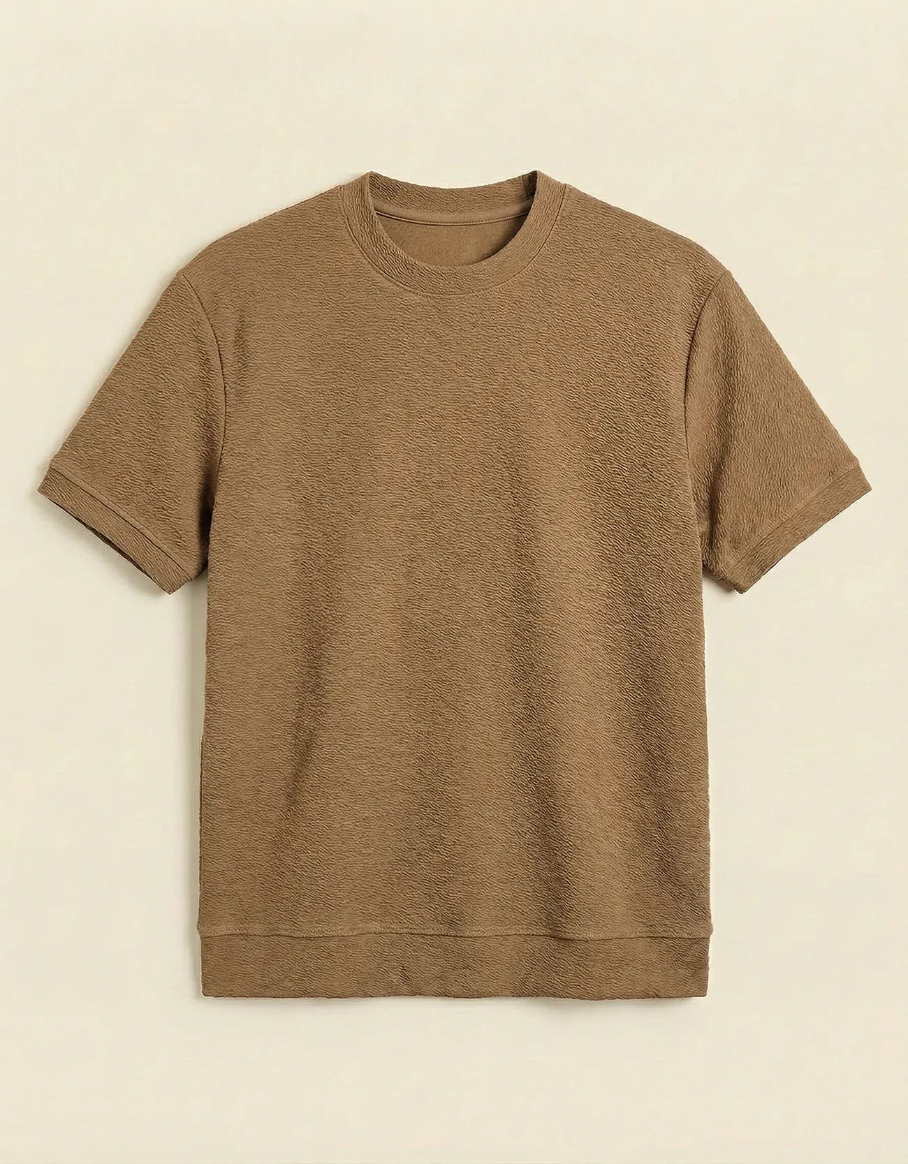 CLASSIC TEXTUTURED CREW NECK