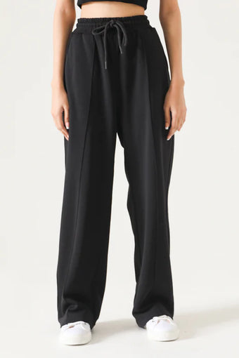 FLEECE WIDELEG TROUSER