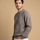 OXFORD TEXTURED SWEATSHIRT