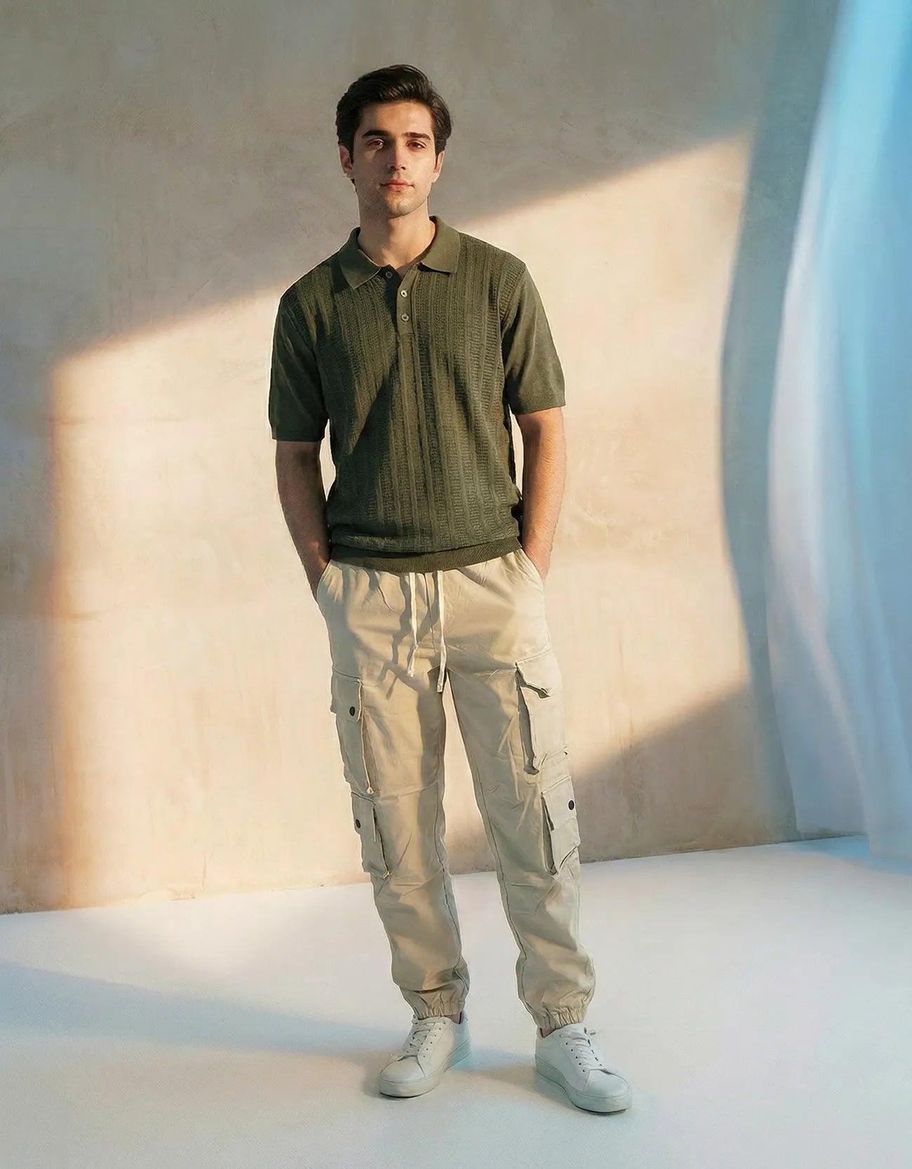 TEXTURED SOFT RIB POLO