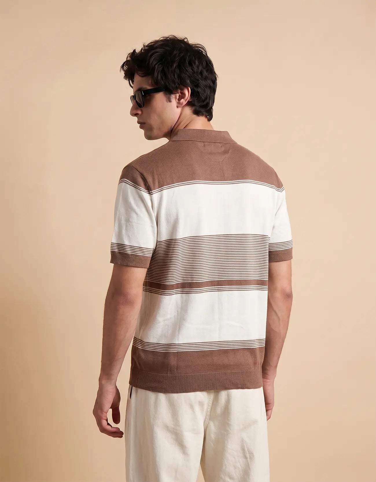 MEN'S COLORBLOCK KNIT POLO