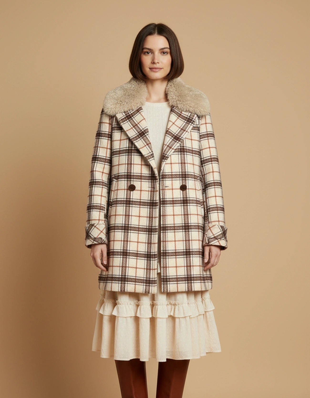 DOUBLE CHESTER OVERCOAT