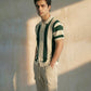 JACQUARD TEXTURE KNITTED SHIRT